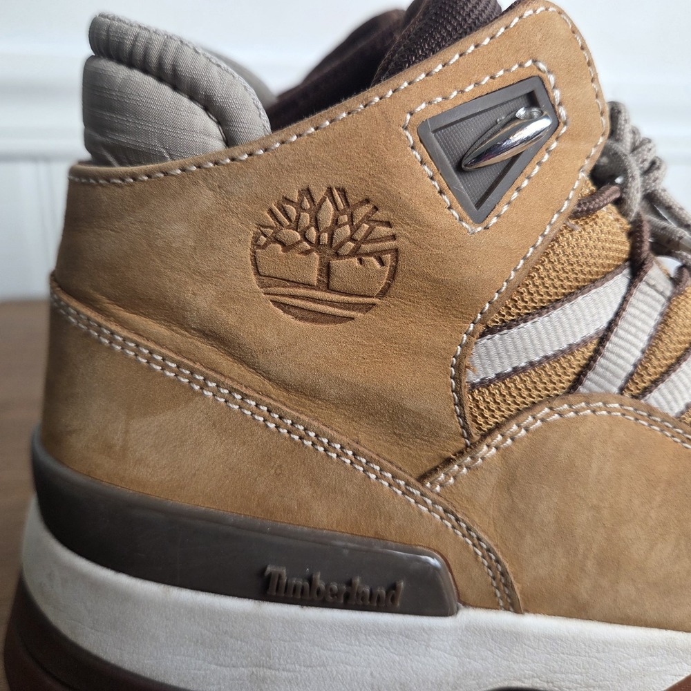 Timberland Womens Euro Swift Rebotl Tan Leather Lace Up Boots Size‎ 8.5 Hiking - Picture 5 of 12